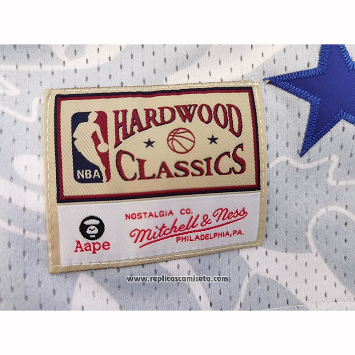 Camiseta All Star 1988 AAPE x Mitchell & Ness Blanco